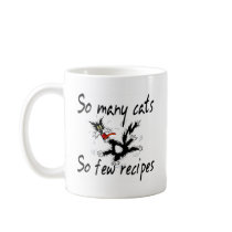 So Many Cats So Few Recipes Mug