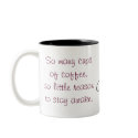 So many cups of coffee . . . mugs