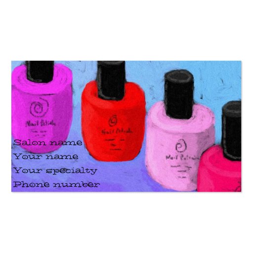 So Many Polishes Nail Tech Business Card