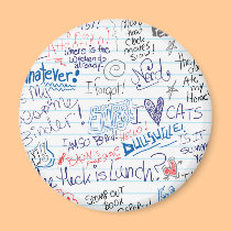 So Many School Doodles magnets