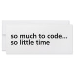 So Much To Code... rack cards