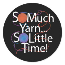 So Much Yarn Round Sticker