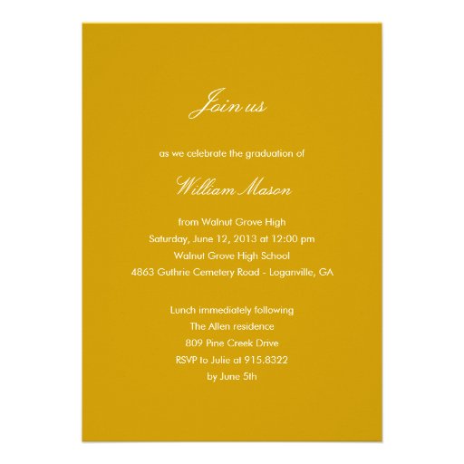 So Proud Graduation Invitation