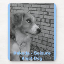 so serious, Dakoda - Seizure Alert Dog mousepads