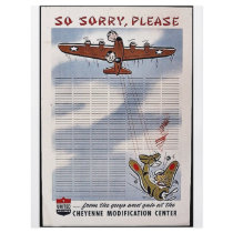 So Sorry, Please flyers by ww2posters So Sorry, Please flyers