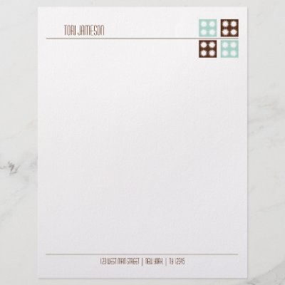 square letterhead