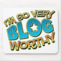 So Very Blog Worthy Mousepad