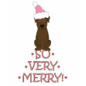 SO VERY MERRY! Chocolate Lab t-shirts