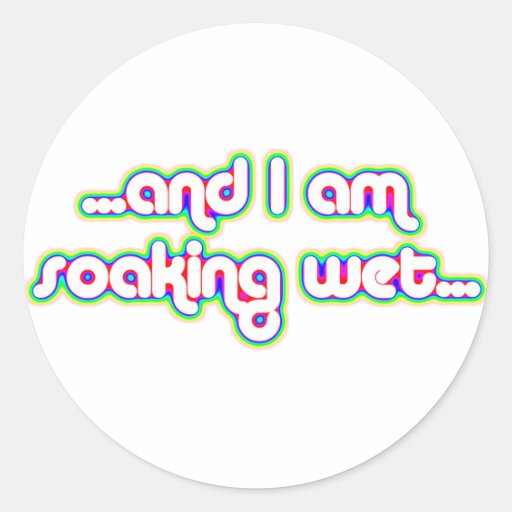 Soaking Wet Rainglow 2 Sticker