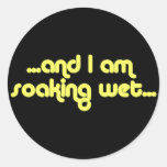 Soaking Wet Yellow stickers