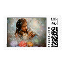 Soap Bubble Girl postage by YooChoongYeul Soap Bubble Girl postage