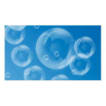 Soap bubbles business cards