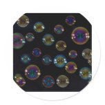 Soap Bubbles Round Sticker