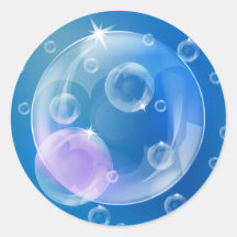 Soap bubbles sticker