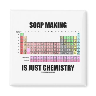 Soap Making Is Just Chemistry magnet