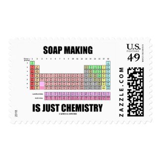 Soap Making Is Just Chemistry (Periodic Table) Stamps