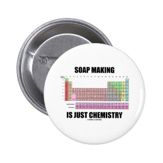 Soap Making Is Just Chemistry Pinback Button