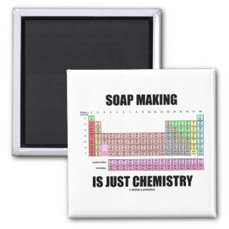 Soap Making Is Just Chemistry Refrigerator Magnets