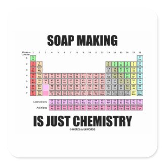 Soap Making Is Just Chemistry sticker