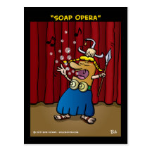 "Soap Opera" Postcard