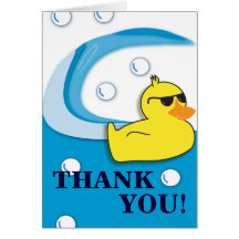 Soapy Duck - Thank You Card