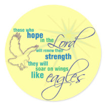Soar on Wings Christian Scripture stickers