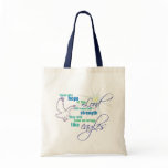 Soar on Wings Christian Scripture tote bag