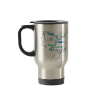 Soar on Wings Christian Scripture travel mug