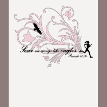 Soar on Wings Like Eagles t-shirts