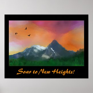 Soar to New Heights! print
