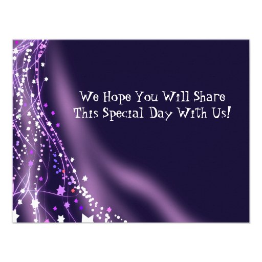 Soaring Dove Bat Bar Mitzvah Invitation reply card
