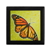 Soaring Monarch butterfly gift box