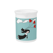 Soaring Nun Art Pitcher