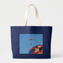 Soaring over the balloons! canvas bag