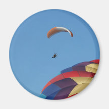 Soaring over the balloons! magnets
