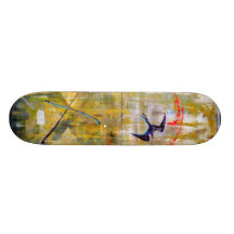 soaring through the flame skate board