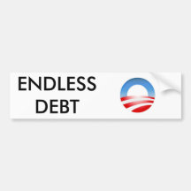 sob logo, ENDLESS DEBT Bumper Sticker