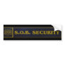 SOB SECURITY BUMPER STICKER