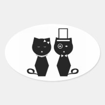 Soba-chan & Udon-kun Oval Sticker