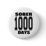 SOBER 1000 DAYS BLACK PINS