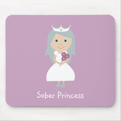 Sober Princess mouse mat mouse pad