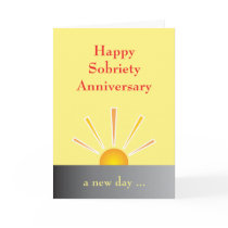 Sobriety Anniversary Card