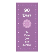 Sobriety bookmark. Serenity prayer on back Custom Rack Cards