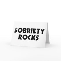 Sobriety Rocks Card