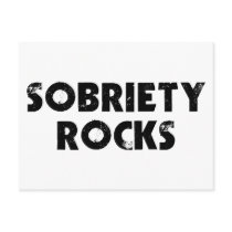 Sobriety Rocks Postcards