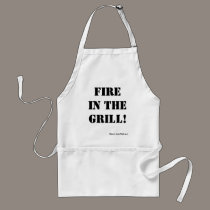 SOC Fire In The Grill! Apron