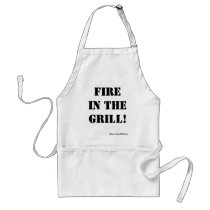 SOC Fire In The Grill! Apron aprons