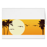 SoCal Sunset Customizable Notecard