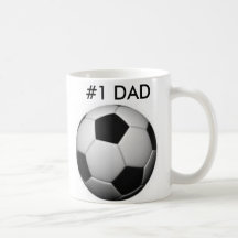 soccer, #1 DAD Mugs