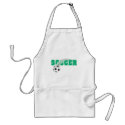 Soccer 4 aprons by aesthete Soccer 4 aprons